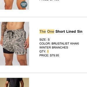 Fabletics The One Shorts 5 in Men’s Samll